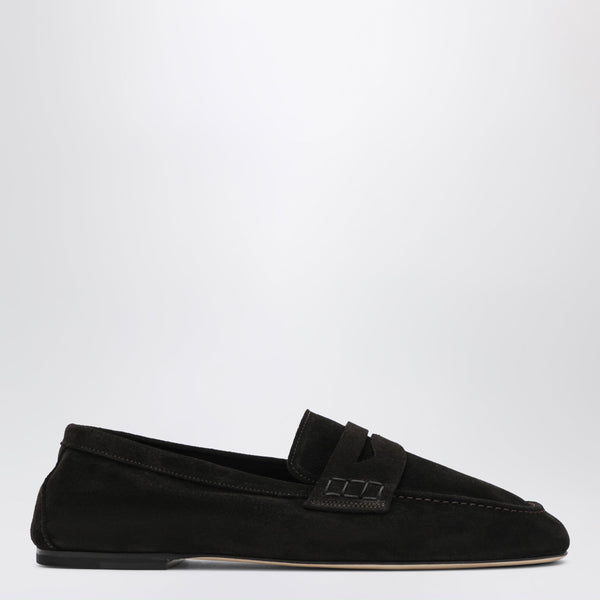 Espresso Suede Loafers