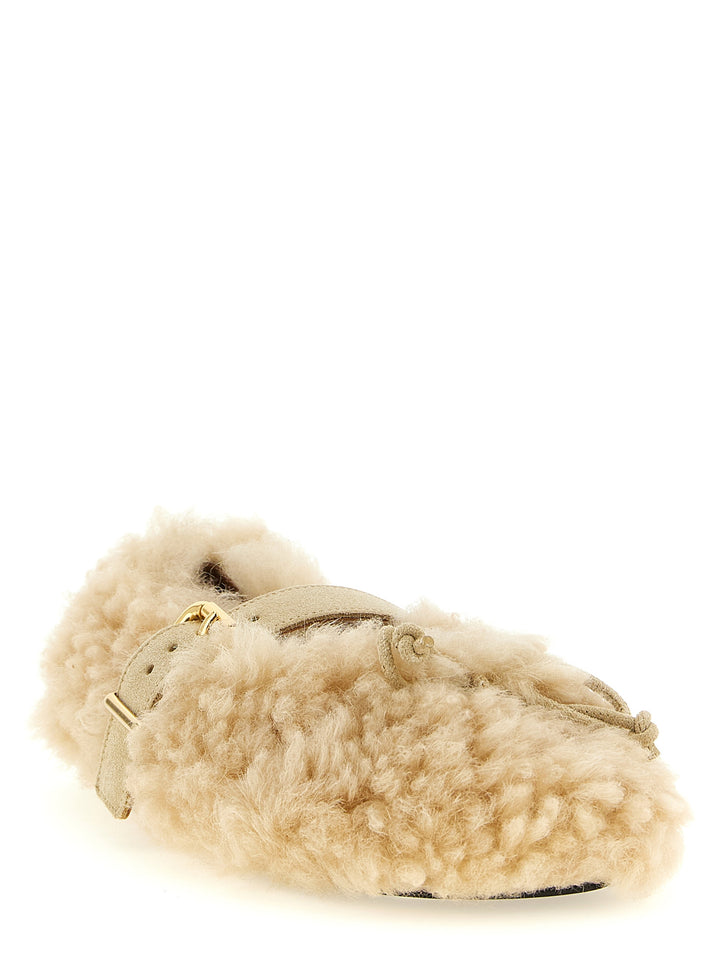 Marni Dancer Shoe Flat shoes - Beige | d37f0c32177a5256a40d8d9c6ec26639153cb956