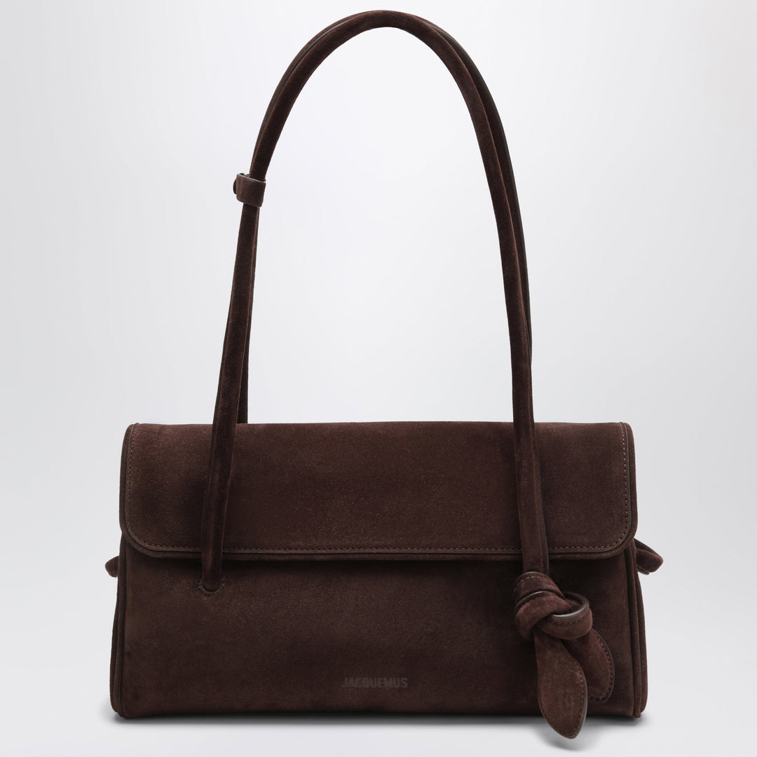 Jacquemus Turismo Umhängetasche Braun Aus Wildleder