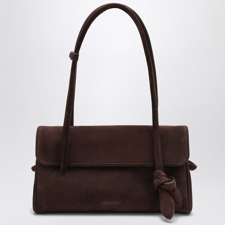 Jacquemus Turismo Umhängetasche Braun Aus Wildleder