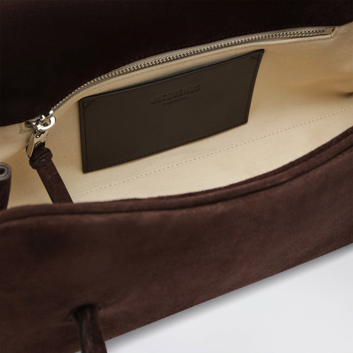 Jacquemus Turismo Umhängetasche Braun Aus Wildleder