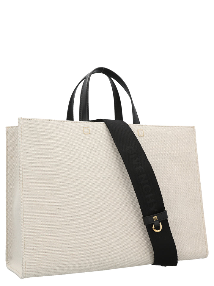 Givenchy G Tote - Bianco/Nero | d317e65a799abae5e87c0db6d56bbe1de0079df3
