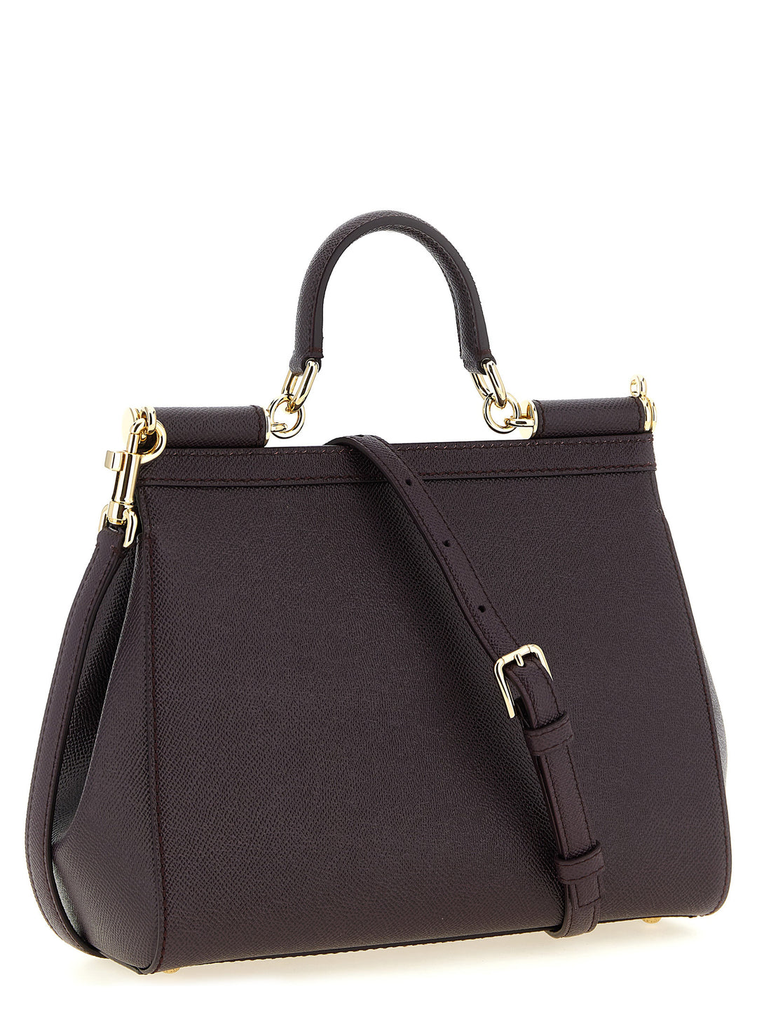 Dolce & Gabbana Sicily Grande Borse a Mano - Bordeaux | 89d78347de40b8a6ba70f823696182eda46e1401