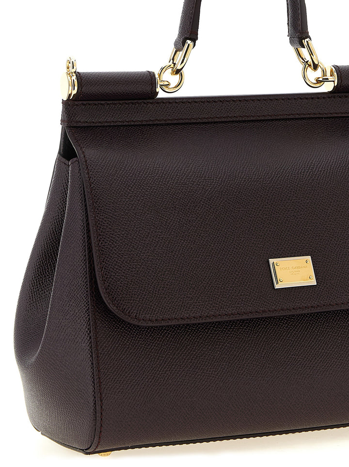 Dolce & Gabbana Sicily Grande Borse a Mano - Bordeaux | 07930d2dff4becc5100070b93ba40ef807541ec0
