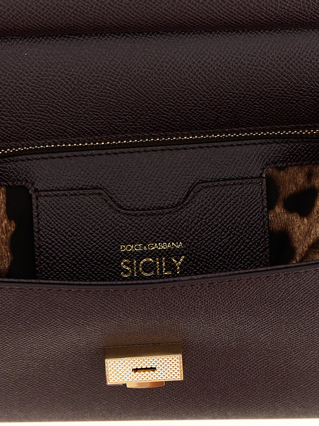 Dolce & Gabbana Sicily Grande Borse a Mano - Bordeaux | f6ece7b880adf6332dc20a56c9a1cedfd8cbb78d