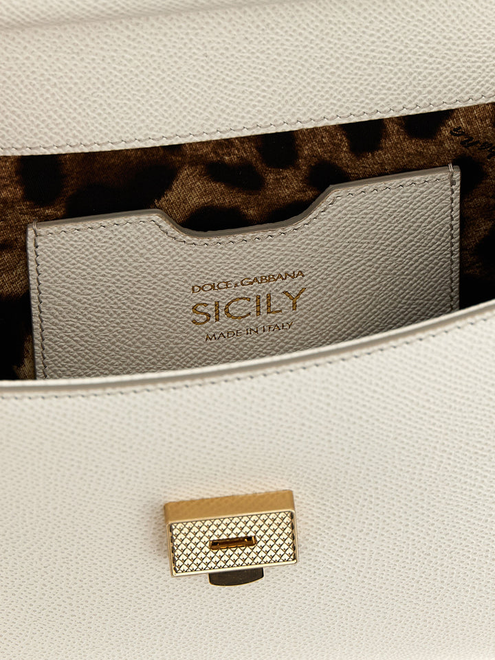 Dolce & Gabbana Sicily Borse a Mano - Bianco | 286ce2eaa40cbd60f119ec137a120237d840cff8