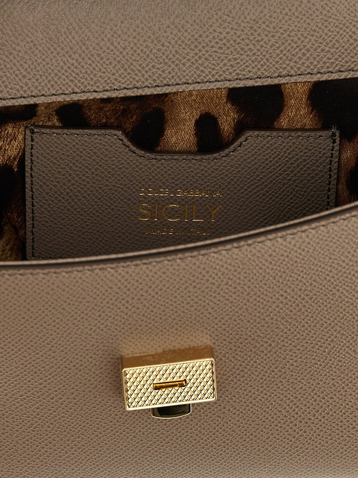 Dolce & Gabbana Sicily Borse a Mano - Beige | ce85b2cb8432a31b3dea2e59f018fbc2e3082c47