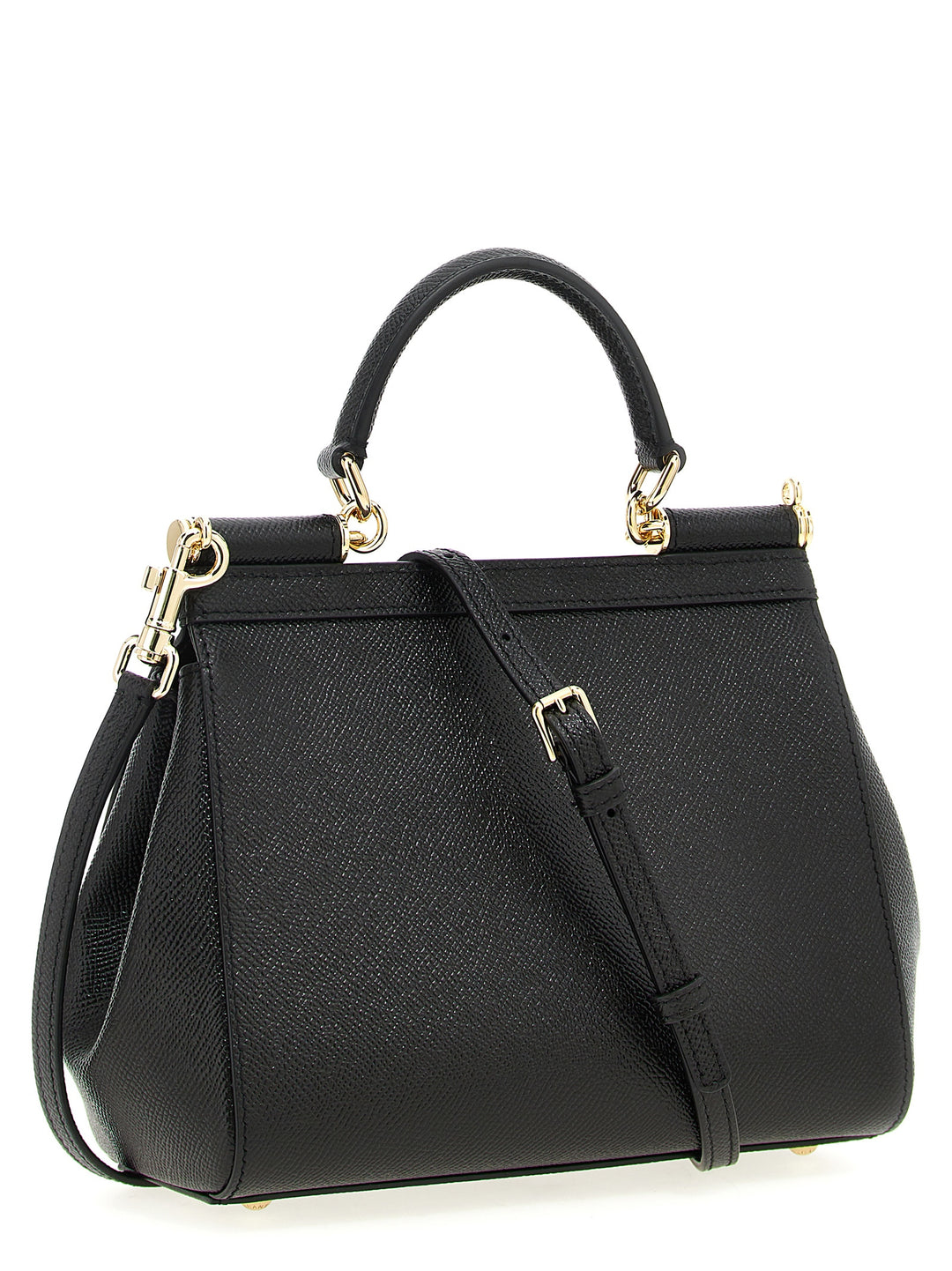 Dolce & Gabbana Sicily Borse a Mano - Nero | 6142deca5e1fd76483ec6d1a9793f3df86fffd76