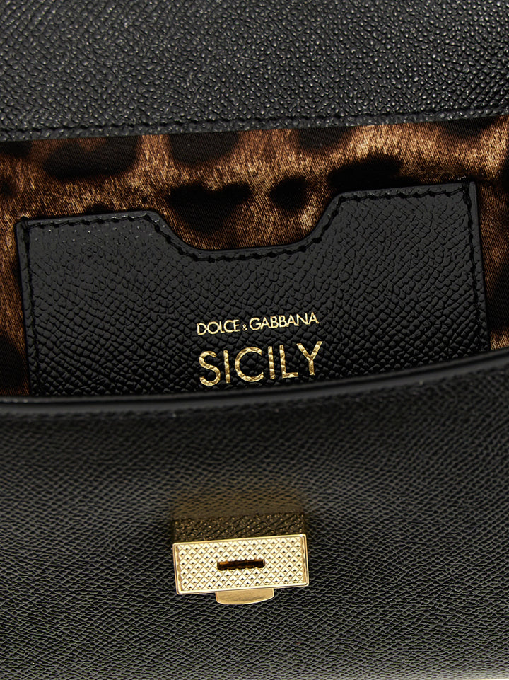 Dolce & Gabbana Sicily Borse a Mano - Nero | 4171418c3770134de728bf3265ad532abe0140b4