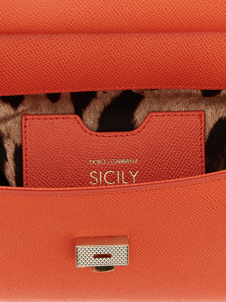 Dolce & Gabbana Sicily Borse a Mano - Arancione | 7af066c3643ad7f8e1bec3f2dbaba032255a2ff3