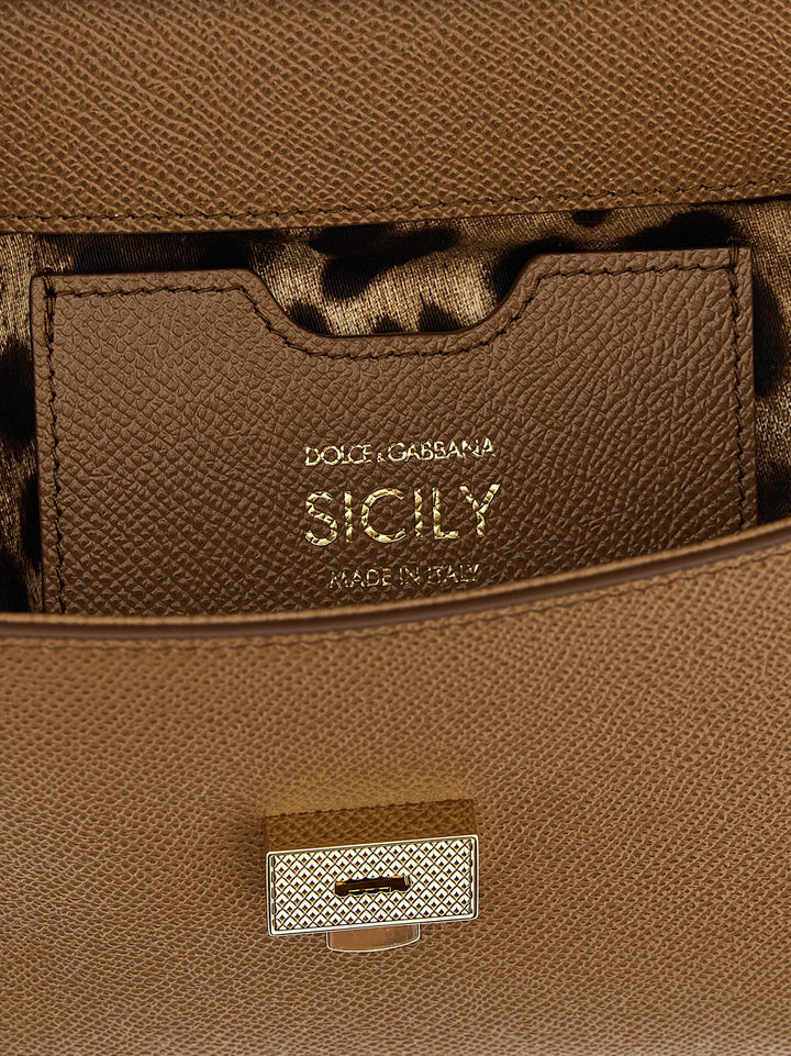 Dolce & Gabbana Sicily Borse a Mano - Marrone | 295a8ec2942c5ab1e66d5db5b962bb24d6c8b1b7