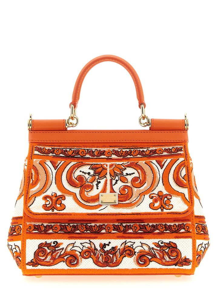 Dolce & Gabbana Sicily Borse a Mano - Arancione | 98b53b8527297f04a84c18fbf00f0e83a6a0a2ad