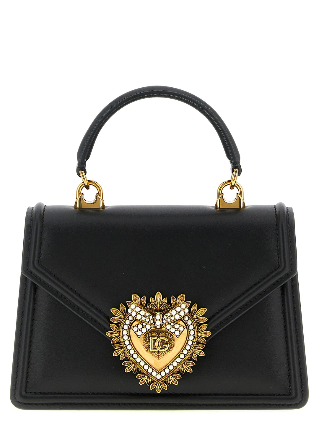 Dolce & Gabbana Devotion Borse a Mano - Nero | 123526efeb1db726801bee8ce132b6c77d2f6d63