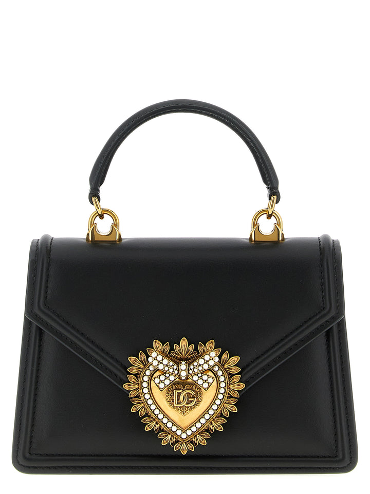 Dolce & Gabbana Devotion Borse a Mano - Nero | 123526efeb1db726801bee8ce132b6c77d2f6d63