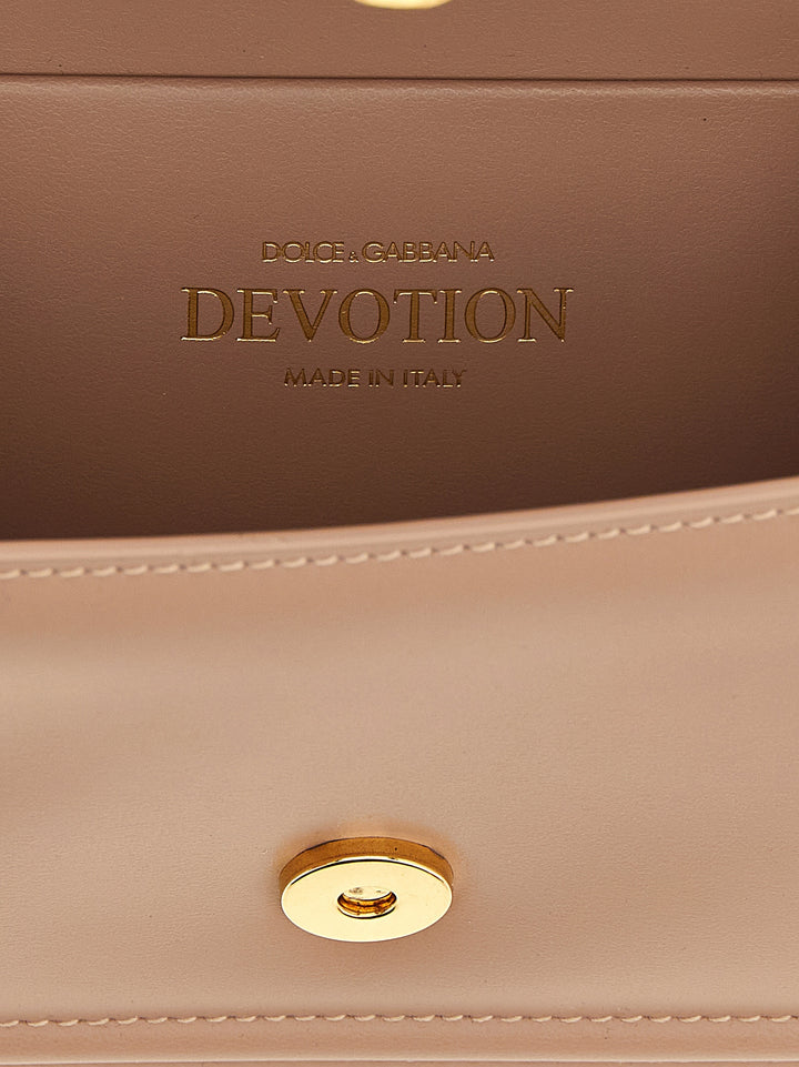 Dolce & Gabbana Devotion Borse a Mano - Rosa | b964e7f78f4086e3ec001db9d3ca2bbbe155ea22