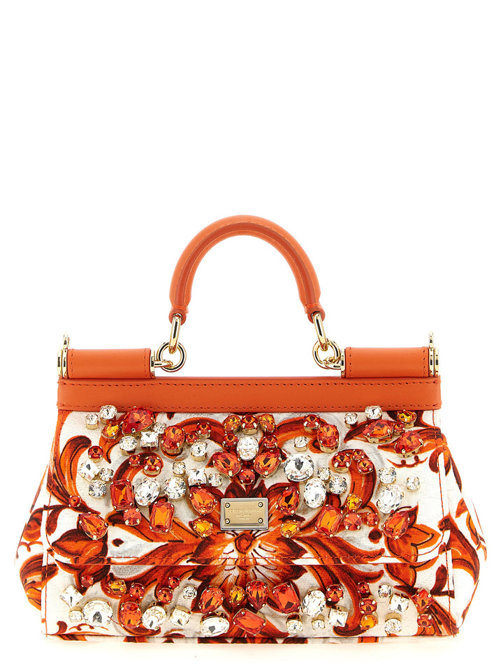 Dolce & Gabbana Sicily Borse a Mano - Arancione | 4532e479b625d0b9975336900ba3a265d0245f83