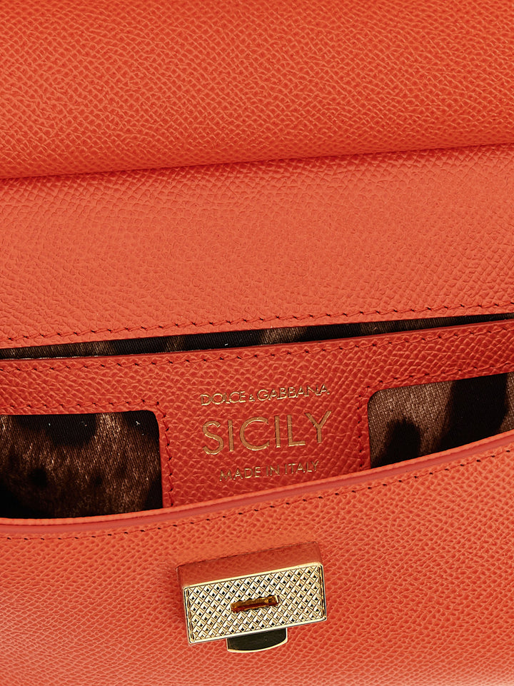 Dolce & Gabbana Sicily Borse a Mano - Arancione | d5279af385ff1a0390dc69652e19f38de10eb4a5