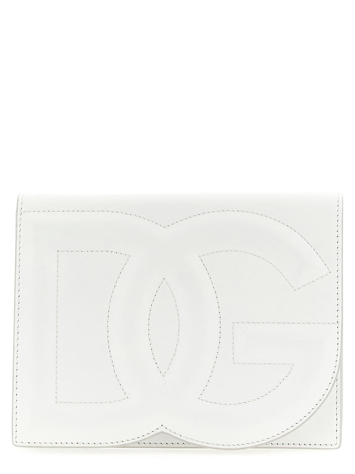 Dolce & Gabbana Logo Crossbody Bag Borse a Tracolla - Bianco | 5efdd99f18ce452fe5bdb5914d9cd75f7807ef05