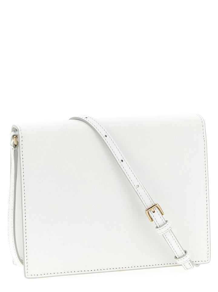 Dolce & Gabbana Logo Crossbody Bag Borse a Tracolla - Bianco | 89b4c22d33ad4ae51d536b68d09f9fdc77ece280