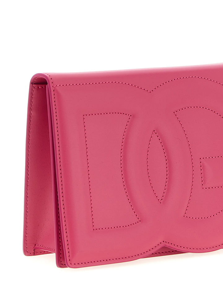 Dolce & Gabbana Logo Crossbody Bag Borse a Tracolla - Fucsia | 9dabf3c8b3af00e5adc2d1105b84d126903e9a4a