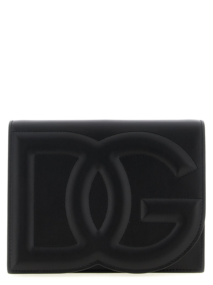 Dolce & Gabbana Logo Crossbody Bag Borse a Tracolla - Nero | 85aa259078e2ae43410a7622e8ab1fdb348a4a54
