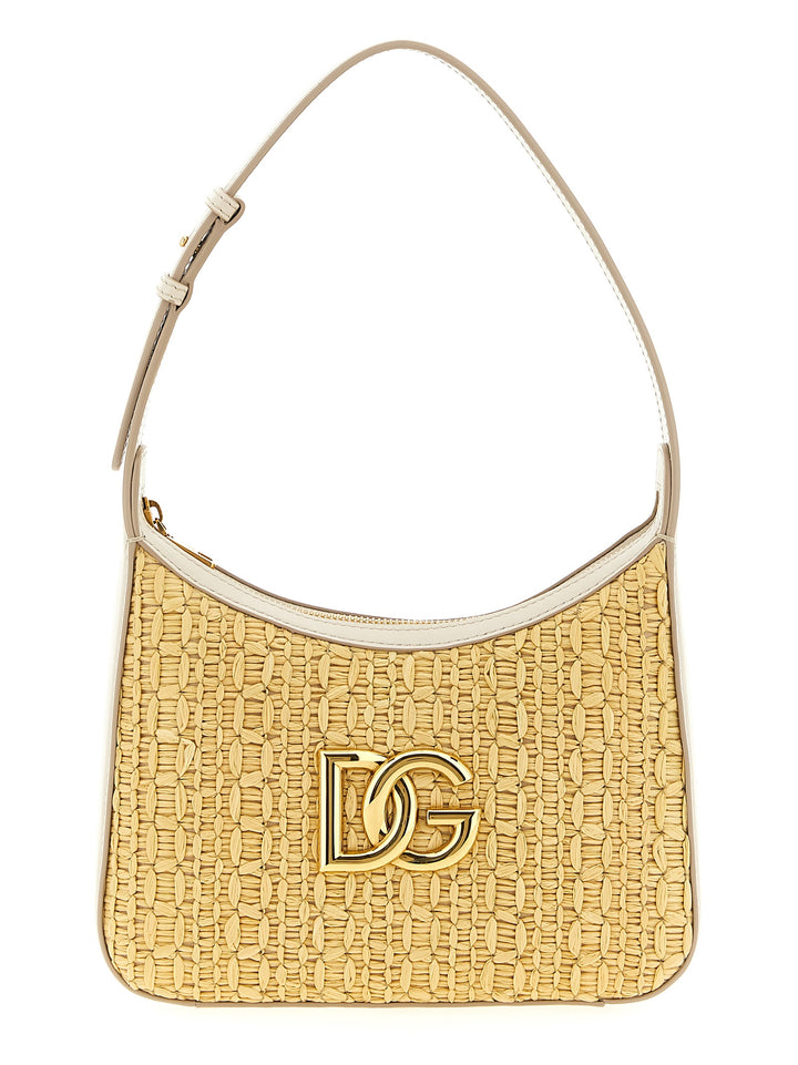 Dolce & Gabbana Crochet Shoulder Bag Borse a Spalla e Tracolla - Beige | 3d36b0e43f005e6529da7cb36d6d6a7234c505cd