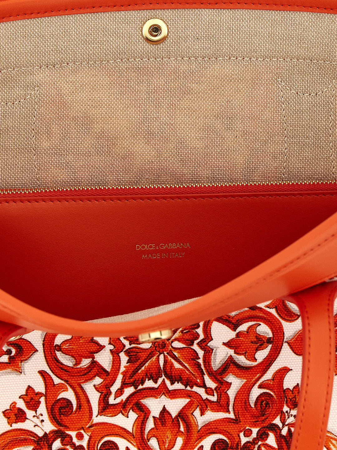 Dolce & Gabbana Atene Tote - Arancione | af6d5cd9b0ecbcf5e1ac4fa8538731fe3edd1491