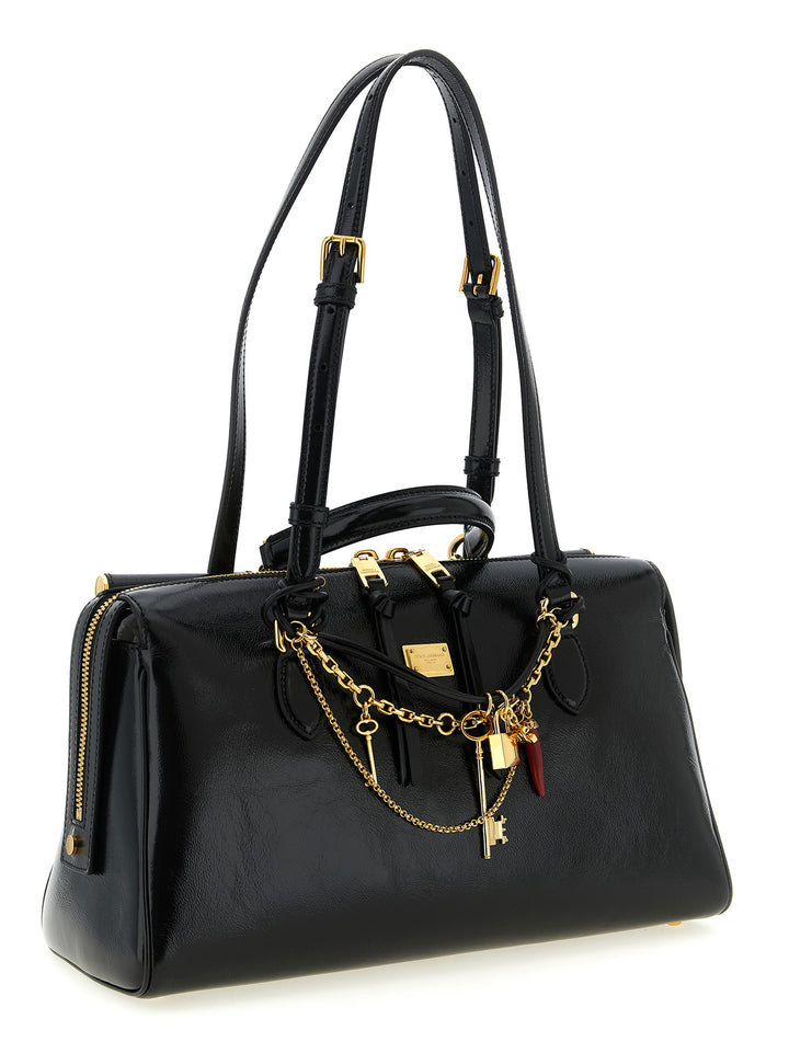 Dolce & Gabbana Vittoria Borse a Mano - Nero | 2c17bb052b7939de85ac1b95a5bdf70f88c024bb
