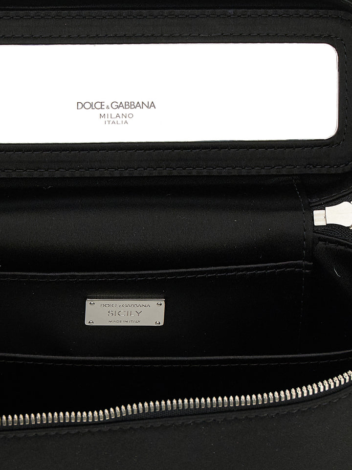Dolce & Gabbana Sicily Borse a Tracolla - Nero | 872833f0efa5a7f5c00d7177284193f42155e80f