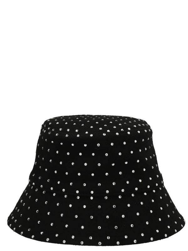 Crystal Bucket Hat Black