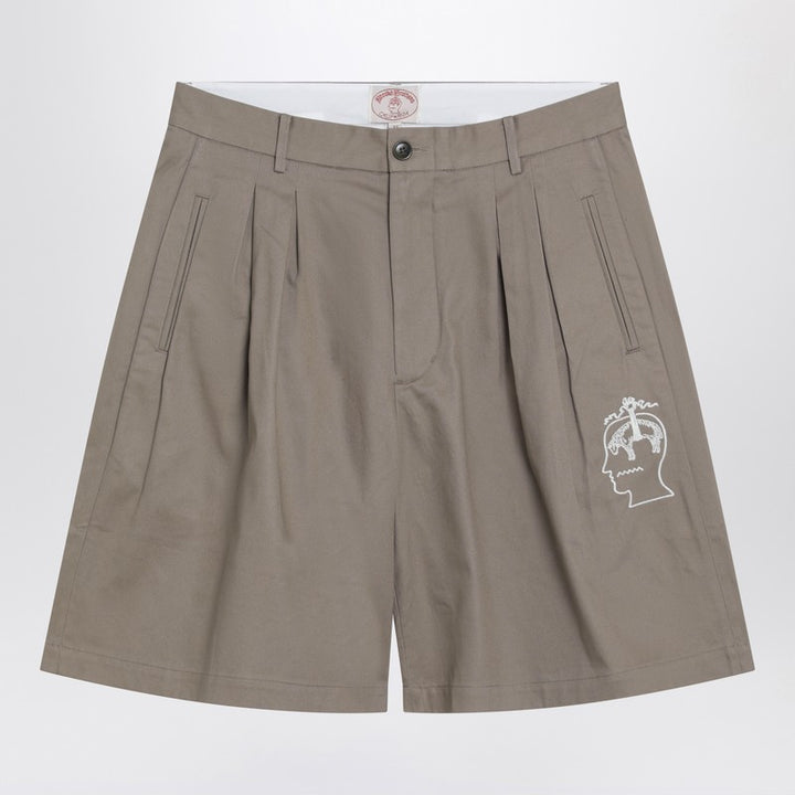 Brain Dead Shorts - Beige | 1384eee190679fdbad2ce69dd016d426eb8c86af