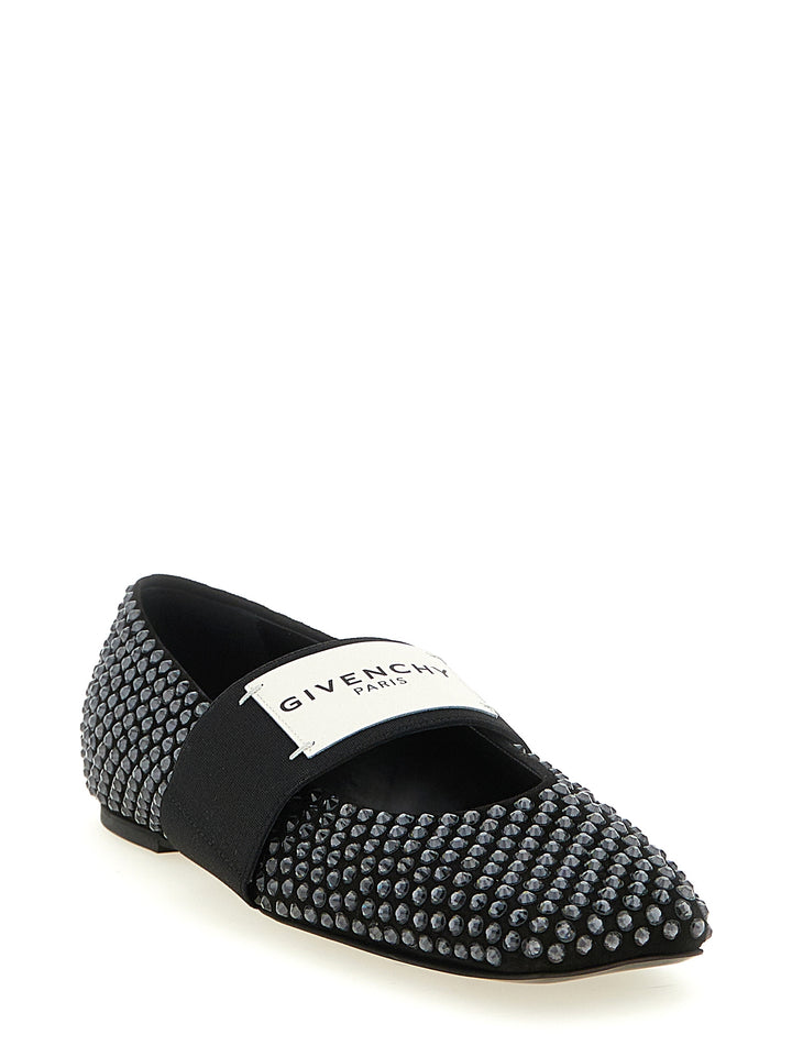 Givenchy Sliced Square Flat shoes - Nero | 2ef08b8880cefee856cacb4bdf8f0b06296782ae