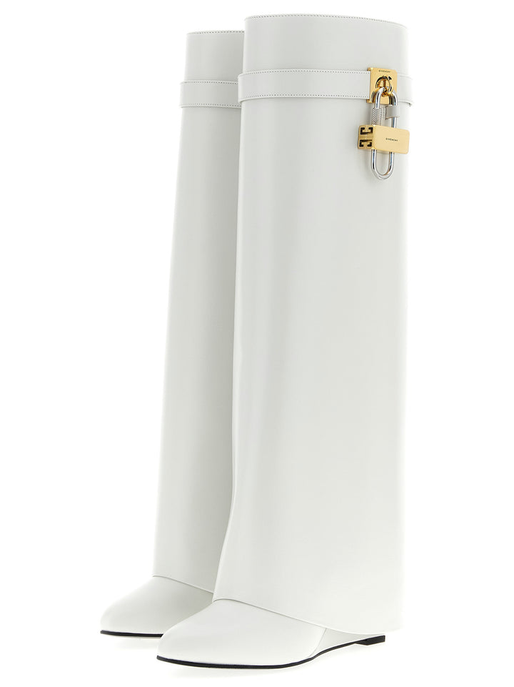 Givenchy Shark Lock Stivali e Stivaletti - Bianco | 1507cd131c7ccabb36022ea6ea4e557be2e81524