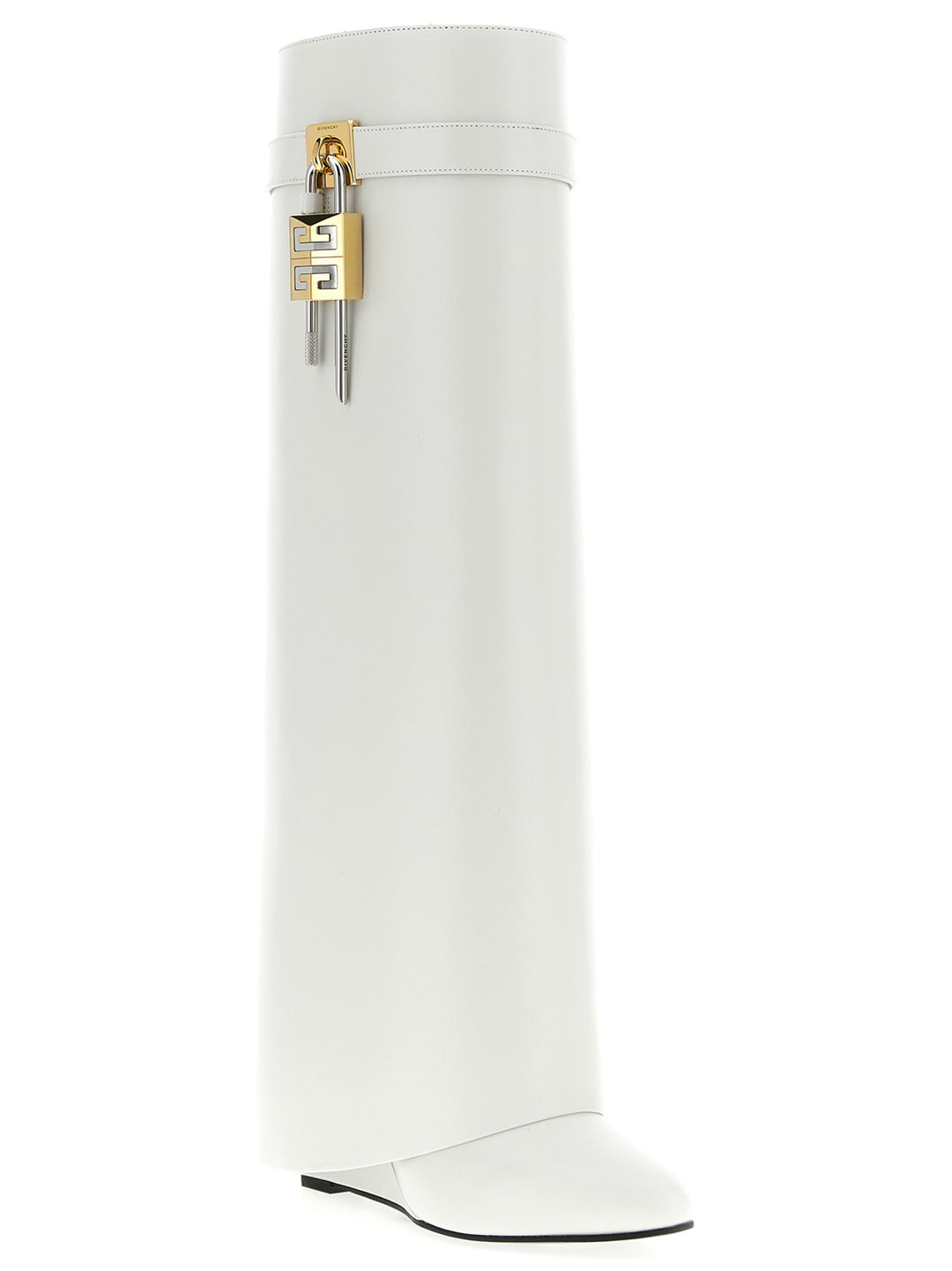 Givenchy Shark Lock Stivali e Stivaletti - Bianco | 9e64c443353ba26d42d24d92b77e8f4eb2e106fe