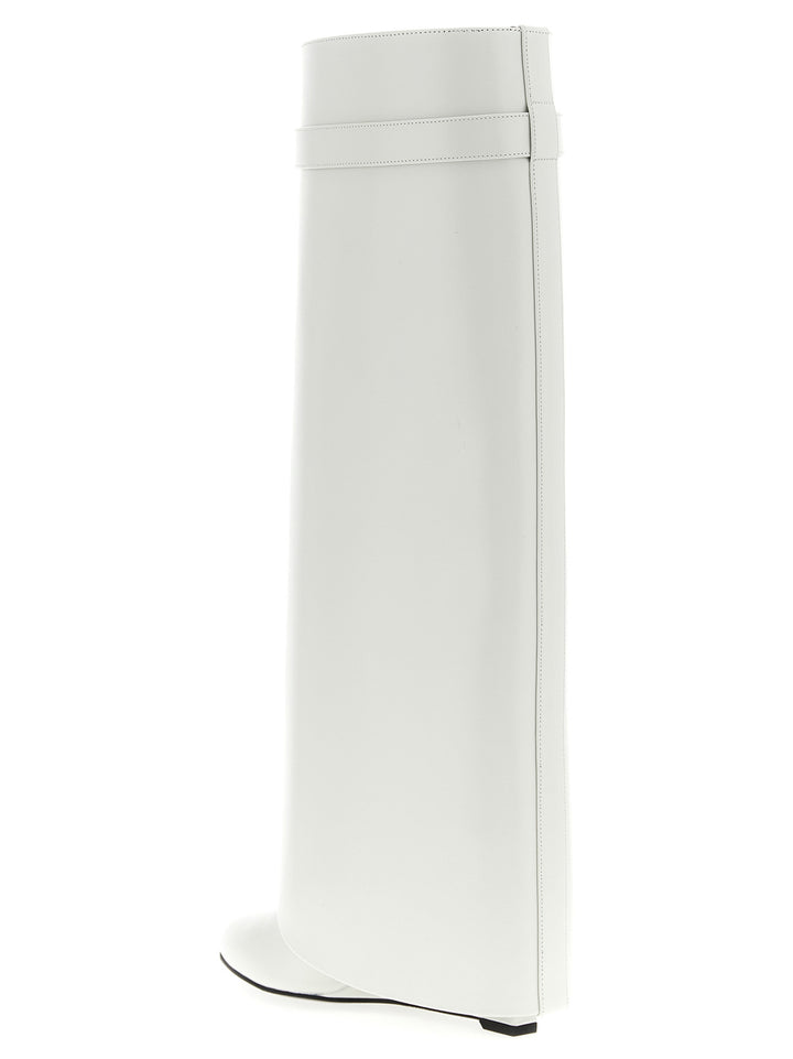 Givenchy Shark Lock Stivali e Stivaletti - Bianco | ada714d1d2474e7fda8c47f08bd7a0d1a5c3d6af