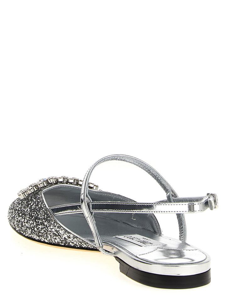 Jimmy Choo Belinda Flat shoes - Silver | afb9b603ad649d452d1961af8138ae5c12ab1419