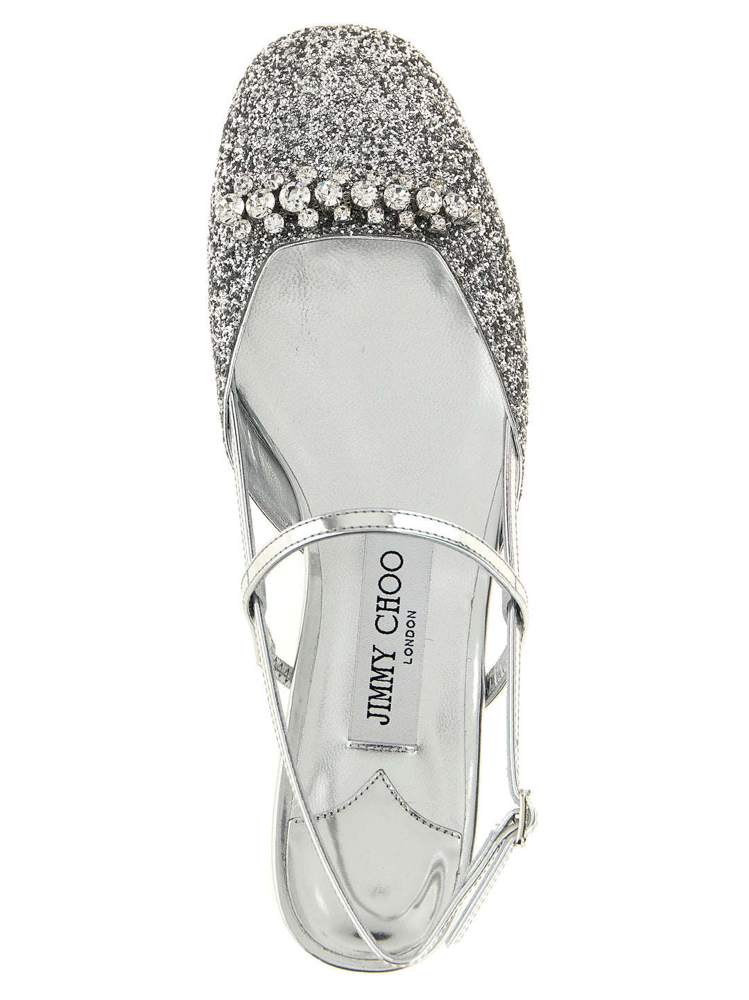 Jimmy Choo Belinda Flat shoes - Silver | 426ea236a0fcc5f84f8e71399f24fdb60cf832a9