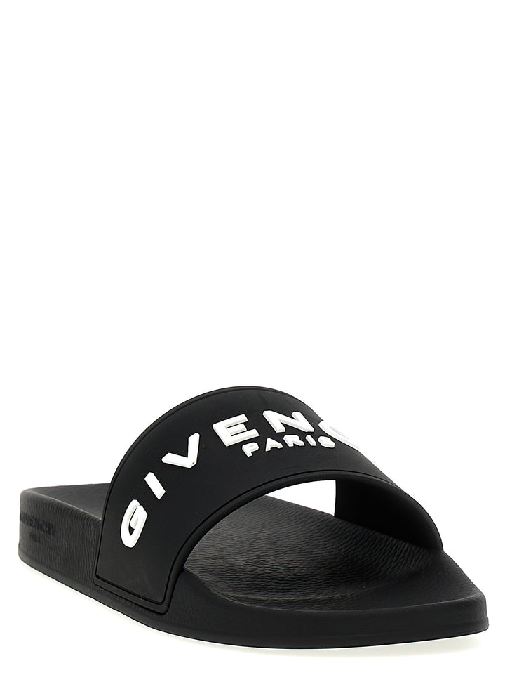 Givenchy Plage Capsule Slides Sandali Bianco/Nero