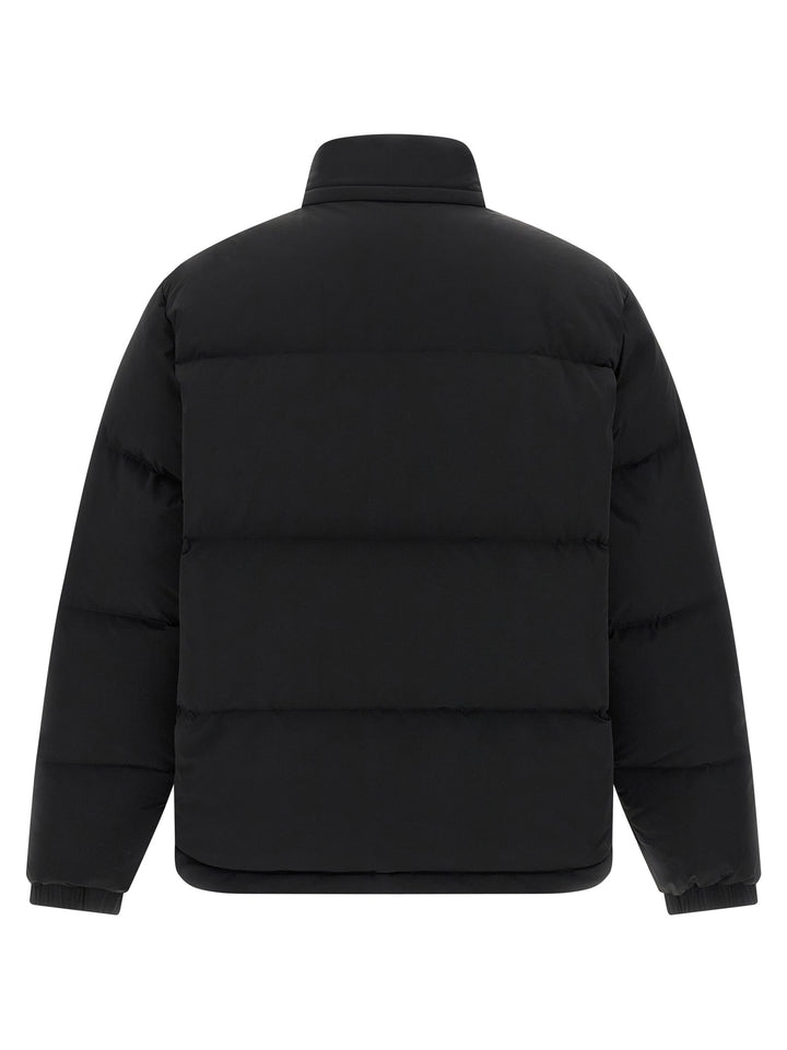 Lacoste Logo Down Jacket Puffer Jackets - Nero | d84487fc81dcdd656490535a7977d1eec05a48b3