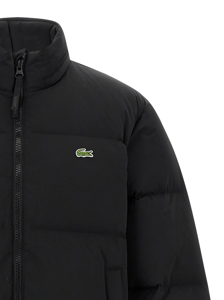 Lacoste Logo Down Jacket Puffer Jackets - Nero | 69df0a2e626694bcb3995304941347591be9235f