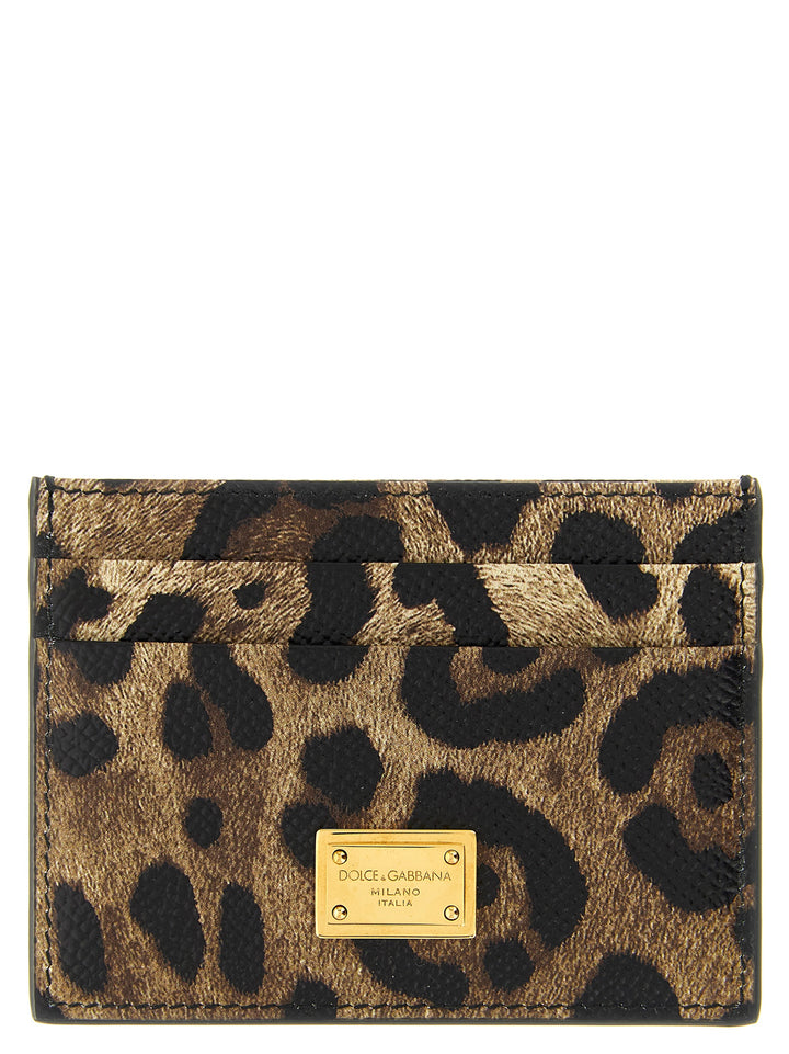 Dolce & Gabbana Animal Print Card Holder Portafogli - Multicolor | 2be3e12d3ad801caae9df8e91ca8d87552da6a62