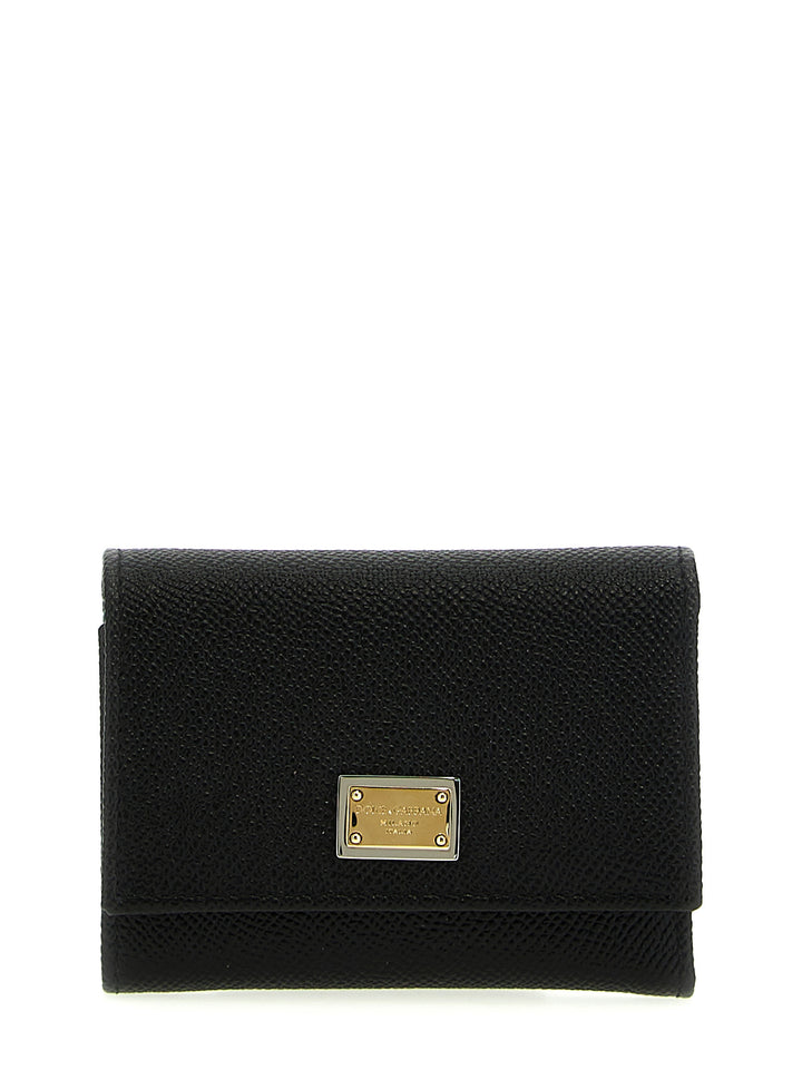Dolce & Gabbana French Flap Wallet Portafogli - Nero | 8e2f526a138fa4a98df1c1ea5bdfe3a52e368893