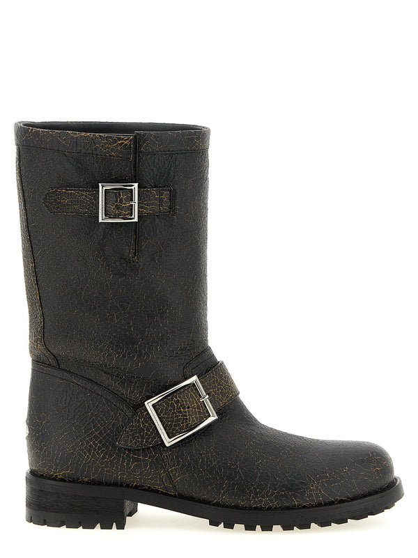 Biker Mid Stivali E Stivaletti Nero