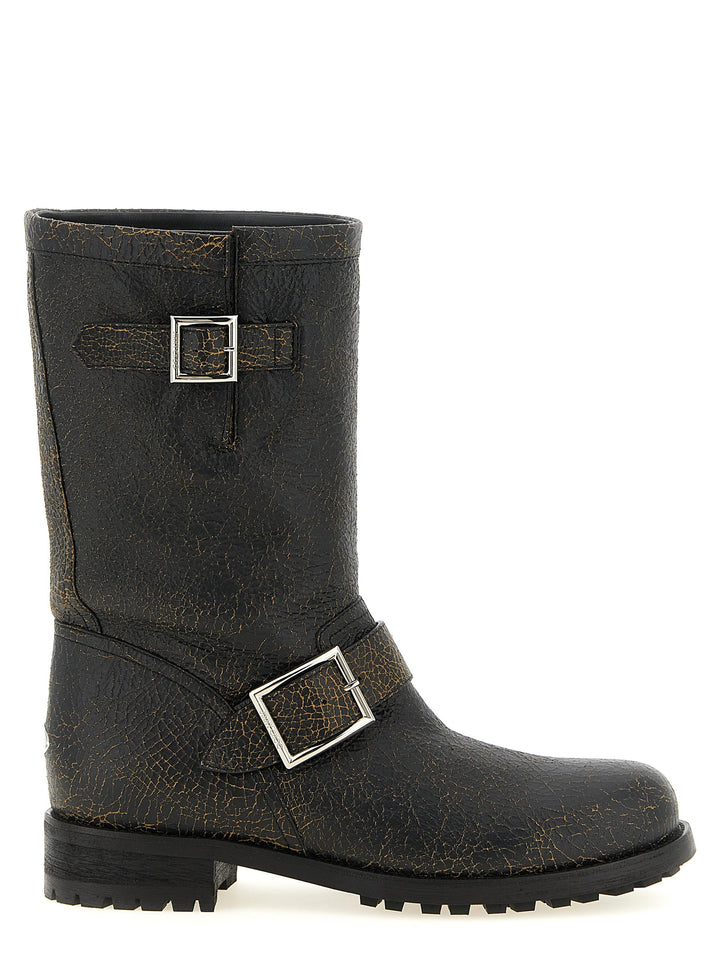 Jimmy Choo Biker Mid Stivali e Stivaletti - Nero | 89b33e1e466219760901e62af717b5c7b13976b9