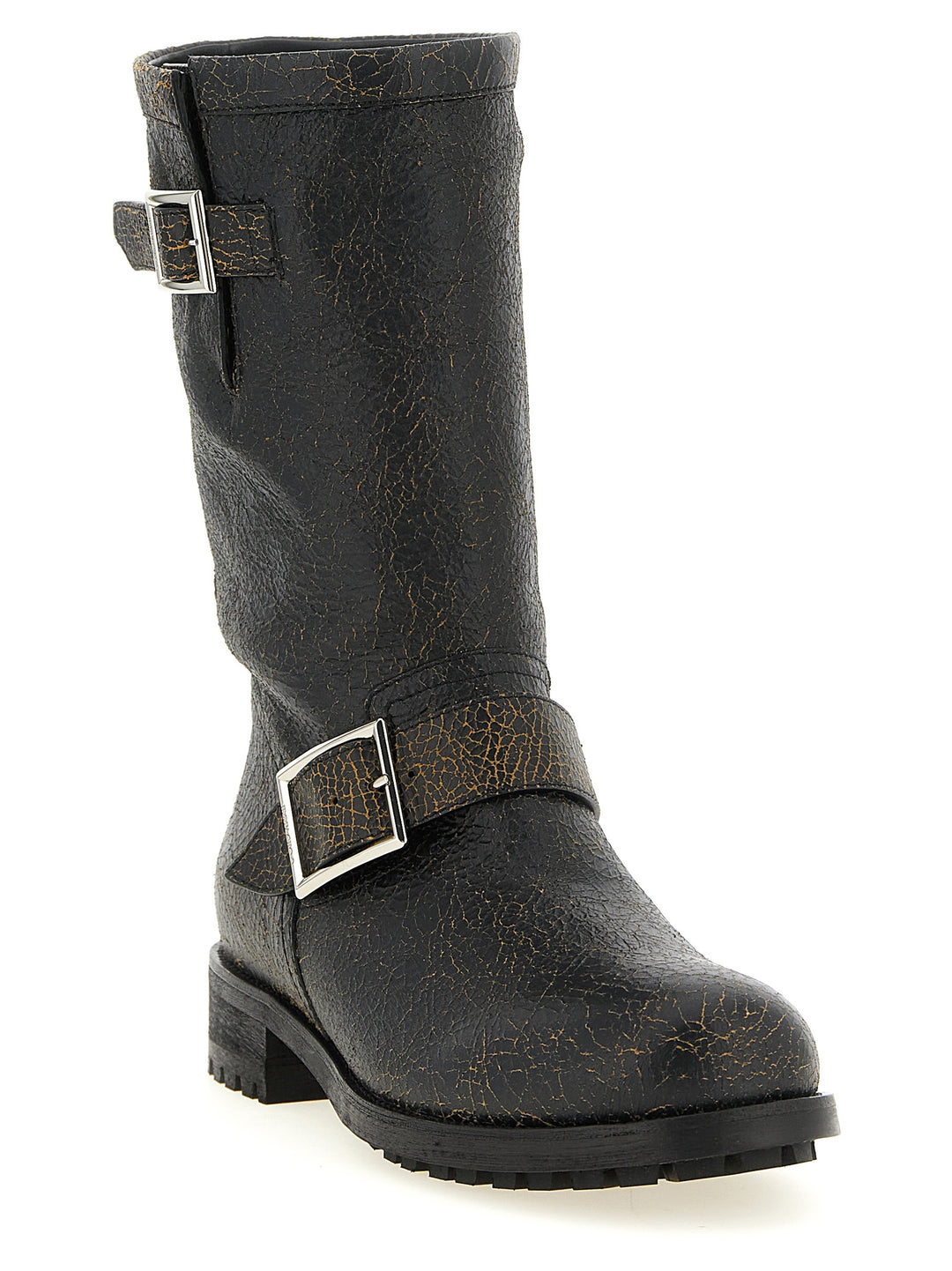 Jimmy Choo Biker Mid Stivali e Stivaletti - Nero | 29333e5acb10f6833896952ba807a1f30ca93d0c