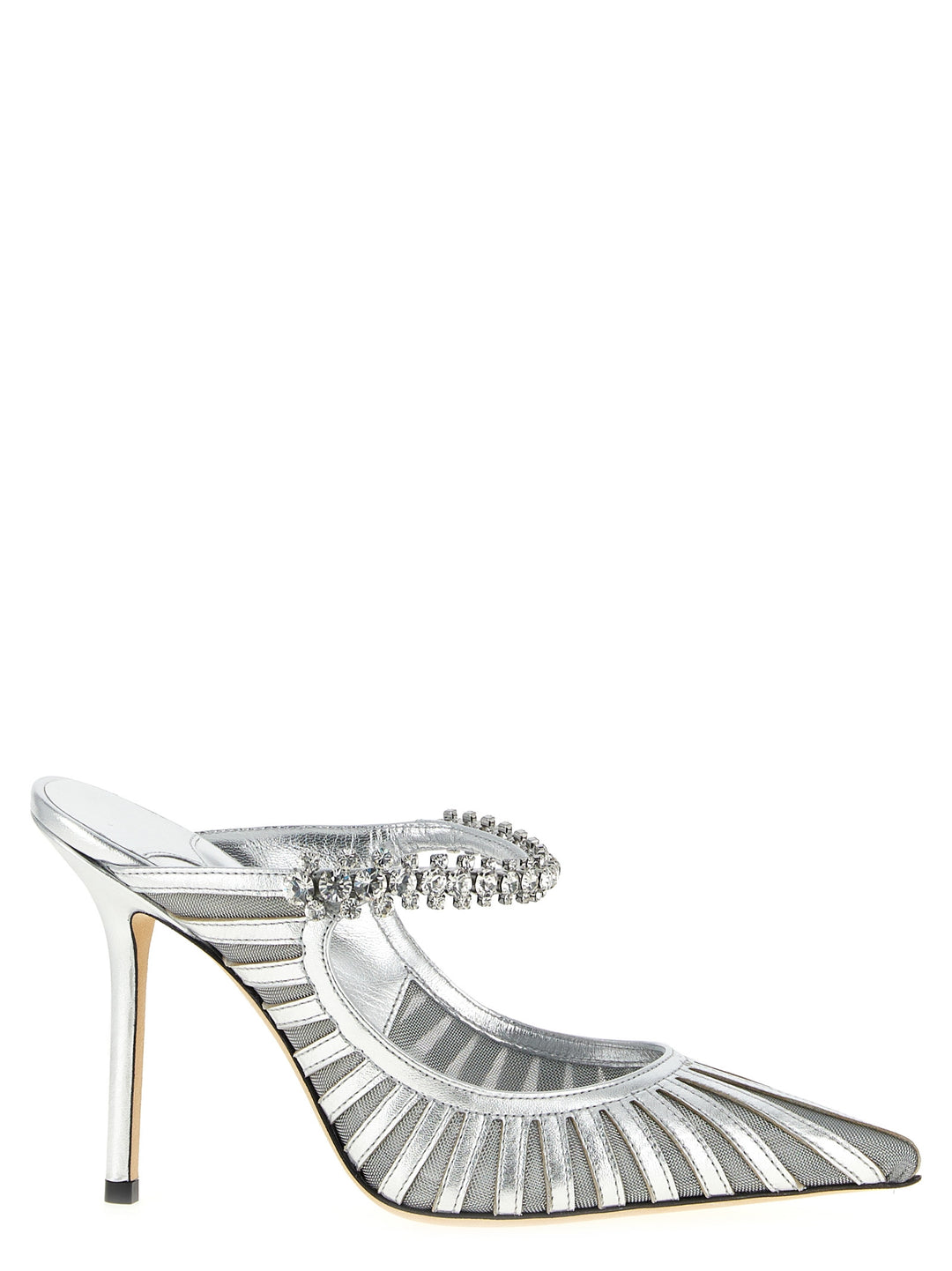 Jimmy Choo Bing Decollete - Silver | 14014a91395a9dc5f1cec4498e7225197bbd036f