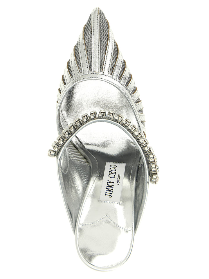 Jimmy Choo Bing Decollete - Silver | 41e3b1a9f11f22cd7adb243a230dea9e1f5c705c