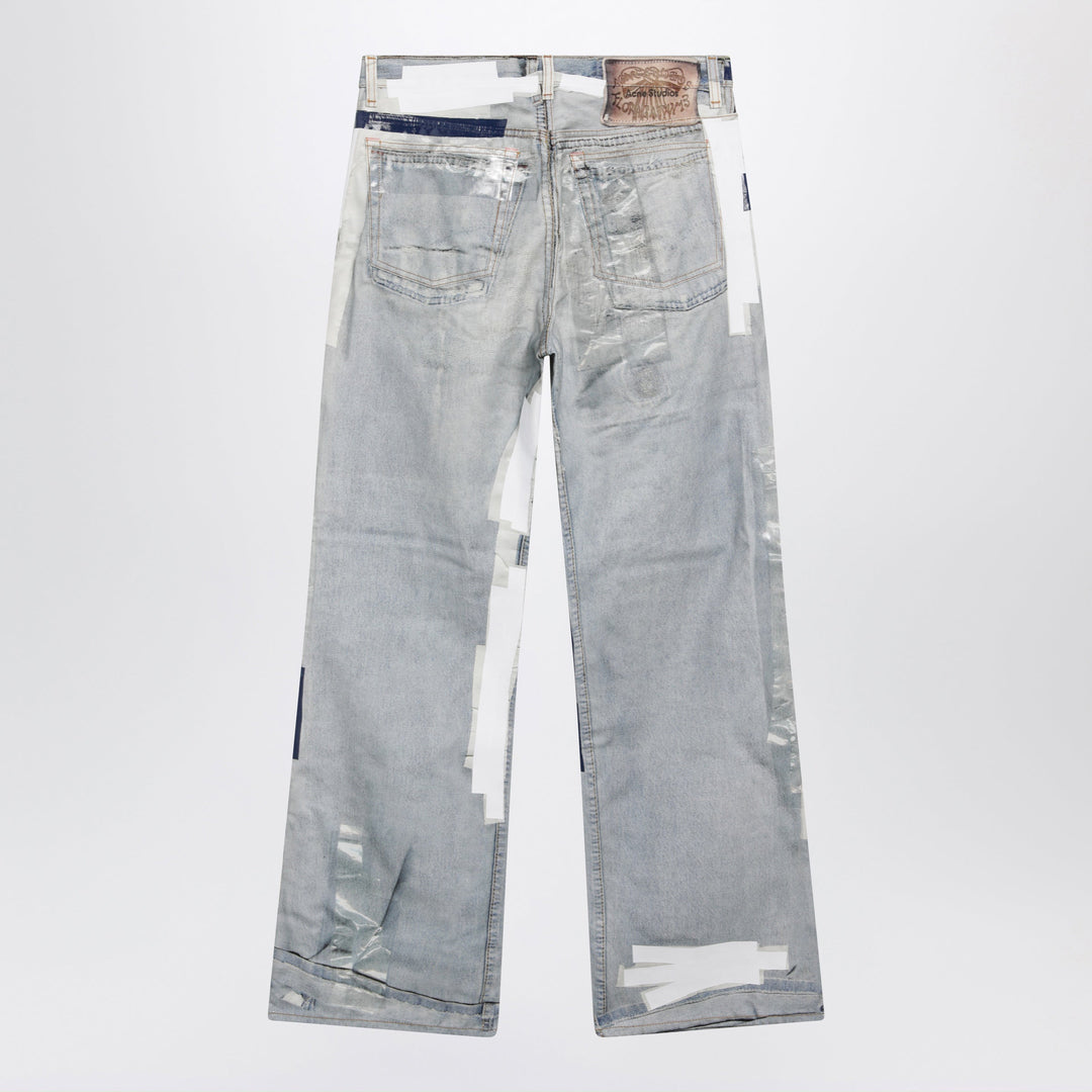 Acne Studios Pantaloni - Celeste | c89508da79be5219c58a45755ef9d0340229a4bc