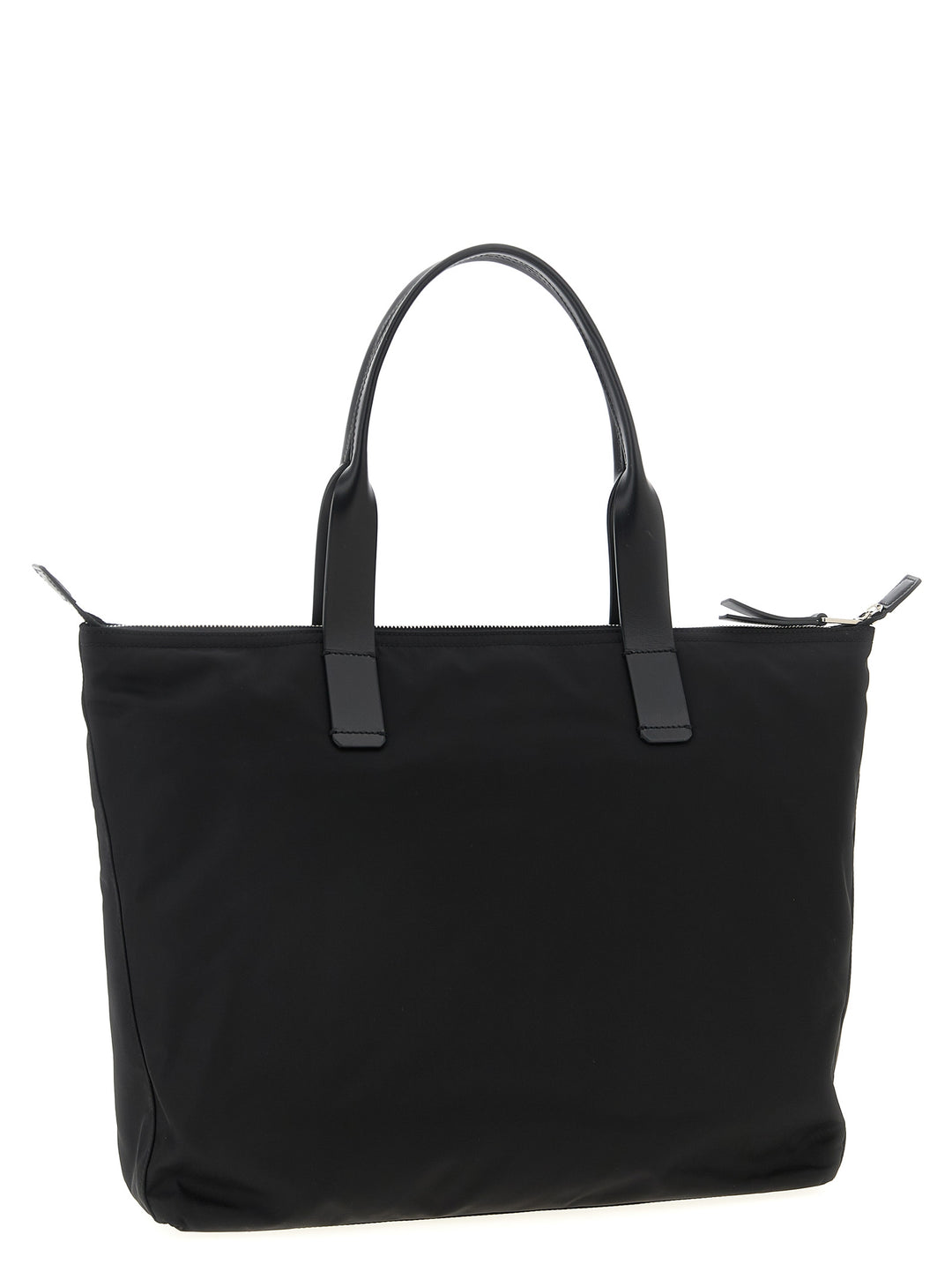 Dolce & Gabbana Media Logo Patch Shopping Bag Tote - Nero | a9fd124e7c66bcb541bfe8cbfb4921e2ea66cbf1