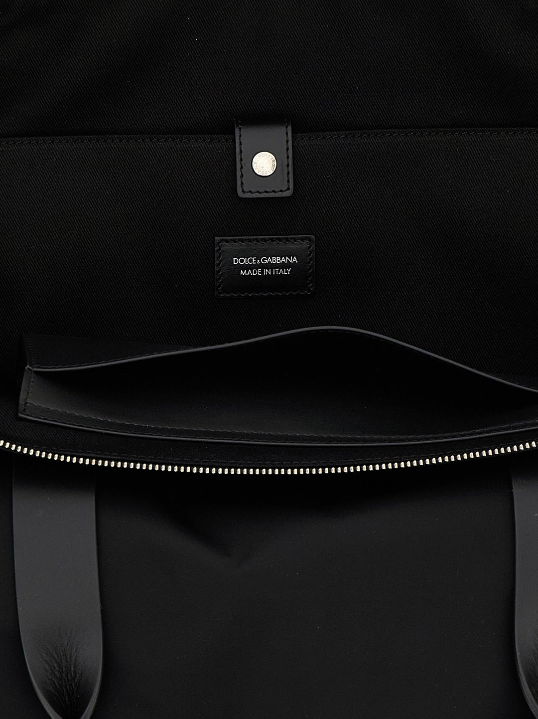 Dolce & Gabbana Media Logo Patch Shopping Bag Tote - Nero | f96e6c0dcbe061947ec8fd4f0f4eb93a57075bc8